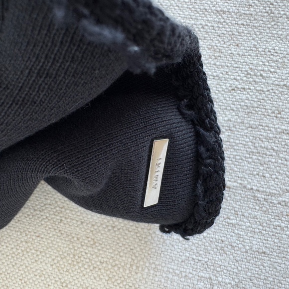 Amiri Cropped Black Hoodie - Picture 6 of 7